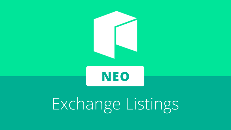 neo crypto exchange listings