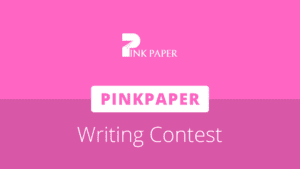 pink paper writing contest hero