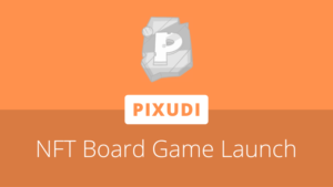 pixudi nft board game launch hero image