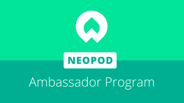 Revamped NeoPod ambassador program goes live following the release of ...